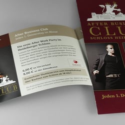Corporate Design Entwicklung After Business Club Schloss Heidelberg
