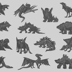 Drache-Designs