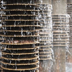 waterdrops from a column by Melina Möller