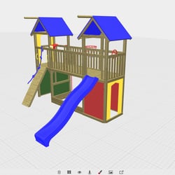 3D-Modelle für einen Spielplatzkonfigurator für Brügmann TraumGarten GmbH & ObjectCode GmbH