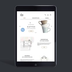 Auszug aus dem Design für die neue Webseite