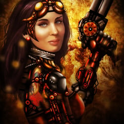 Steampunk Mercenary