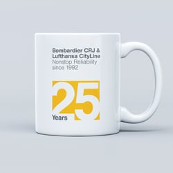 Sonderlackierung/Jubiläumslogo CRJ900 – Umsetzung