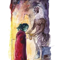 Buchillustration „Die Unendliche Geschichte“